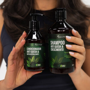KIT SHAMPOO 500ML E CONDICIONADOR ANTIQUEDA E CRESCIMENTO