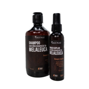 KIT SHAMPOO 500ML E TONICO CAPILAR MELALEUCA DERMATITE SEBORREICA, PSORIASE e OLEOSIDADE